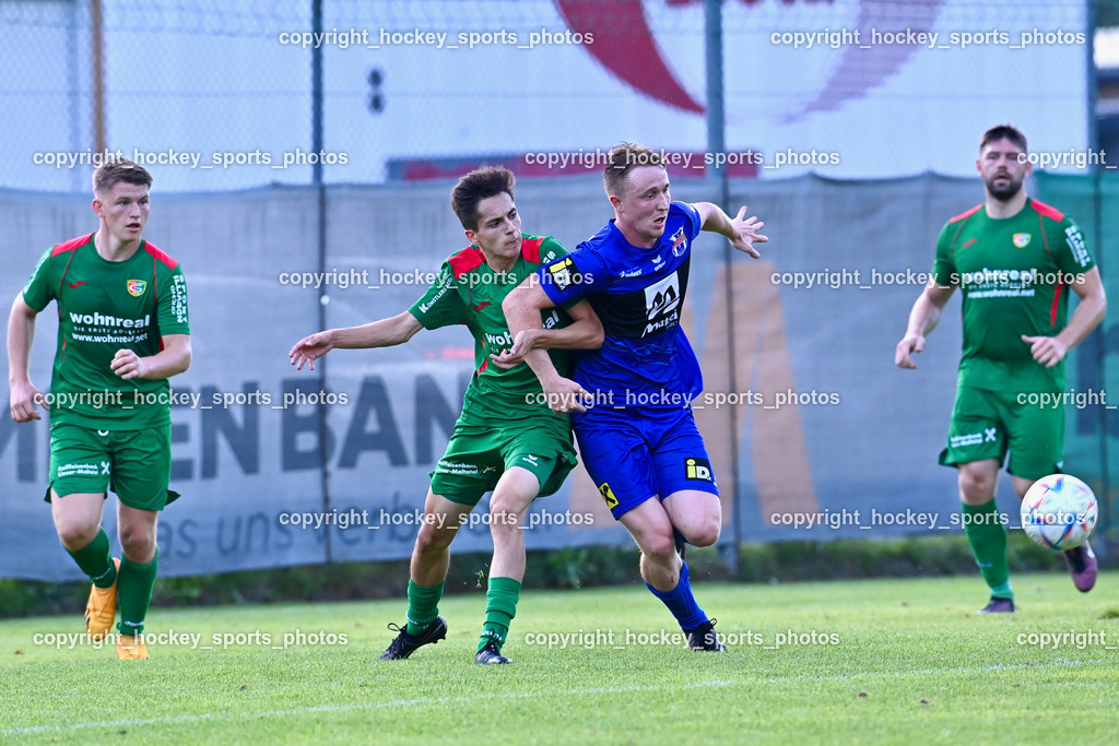 FC Gmünd vs. Union Matrei 19.8.2023 | #4 Daniel Pichorner, #12 Alexander Wibmer, #2 Marko Pranjic