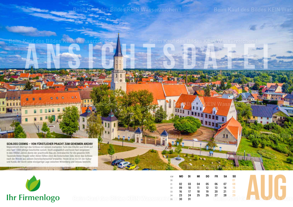 8_Sachsen-Anhalt_Luftbild_Kalender_2027_August | Sachsen-anhalts schönste Luftbildaufnahmen für Firmenkalender - Realisiert mit Pictrs.com