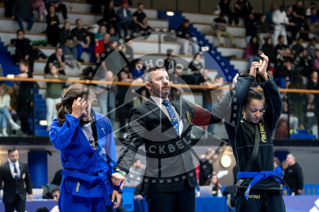 20240121PBB5147 | Fighters compete during the second day of the IBJJF European Championship in Paris, France, on January 21, 2024.