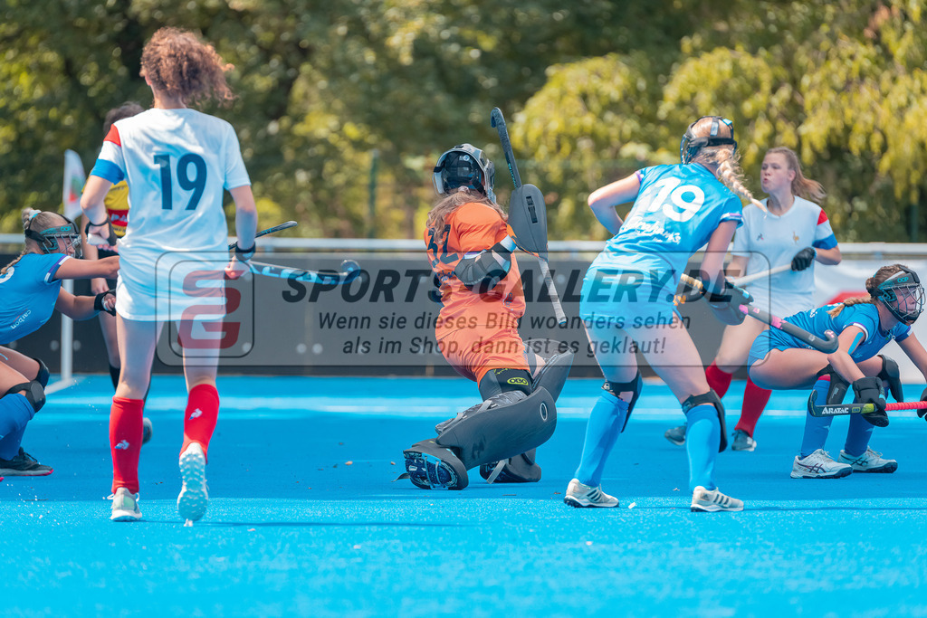 HK_20230712_101434 | Euro Hockey WU18 Scotland vs France Championship Girls &amp; Boys am 12.7.2023 CHTC , Krefeld ,