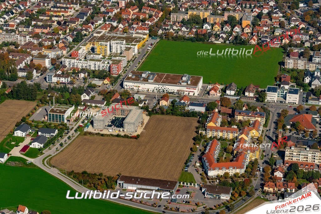 aktuelles Luftbild von  Karlsfeld - Luftaufnahme wurde 2018 von https://frankenair.de mittels Flugzeug (keine Drohne) erstellt.
