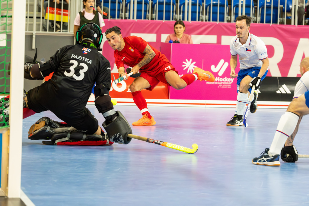 EuroHockey Indoor Championship 2026 in Heidelberg: Tschechien gegen Portugal (Vorrunde Pool A) | EuroHockey Indoor Championship 2026 in Heidelberg: Tschechien gegen Portugal (Vorrunde Pool A) - Realisiert mit Pictrs.com