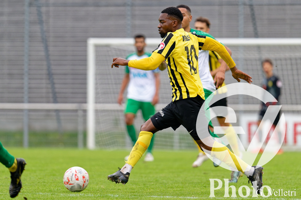 1ère ligue - Meyrin FC - FC Echallens | durant le match de 1ère ligue entre Meyrin FC et FC Echallens au Stade des arbères à Meyrin, Suisse