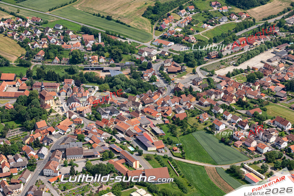 aktuelles Luftbild von  Maroldsweisach  - Luftaufnahme wurde 2019 von https://frankenair.de mittels Flugzeug (keine Drohne) erstellt.