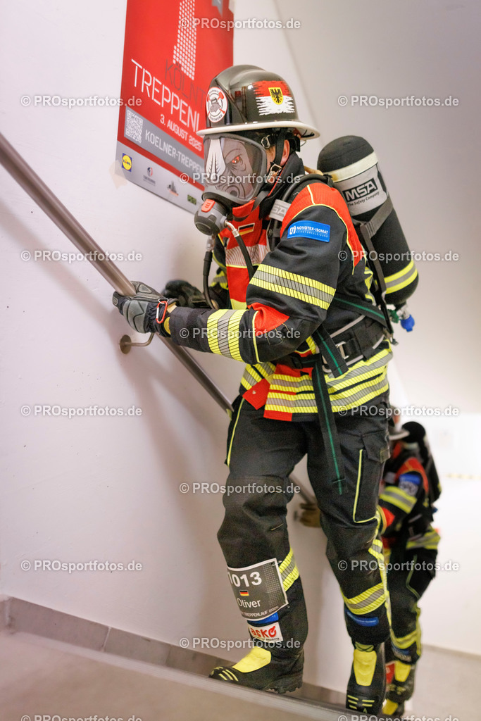 KölnTurm Treppenlauf; Köln, 03.08.2025 | Impressionen vom KölnTurm Treppenlauf am 03.08.2025 in Köln (Nordrhein-Westfalen). 