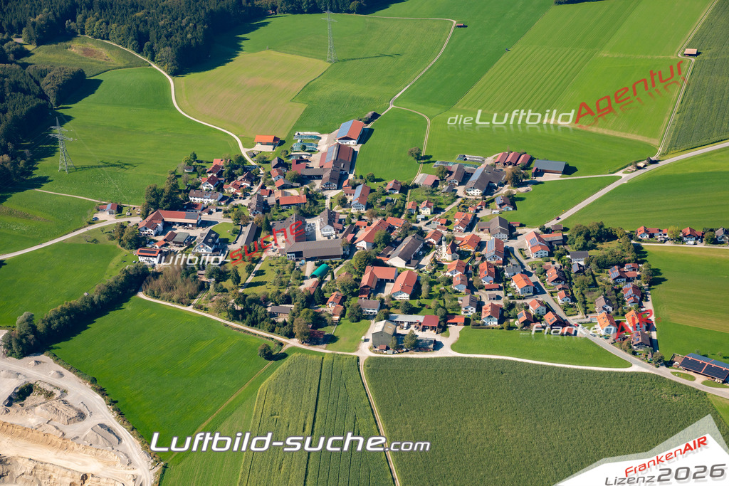 Aktuelles Luftbild von Buch Kirchseeon Kauf mit Lizenz / Bildrechten möglich- Die Luftaufnahme wurde 2021 mittels UL-Flugzeug erstellt ( keine Drohne ) - hochauflösende Kamera-Systeme von  Canon -Beste Qualität - Für grossformatige Ausdrucke geeignet. Die Geschenkidee !