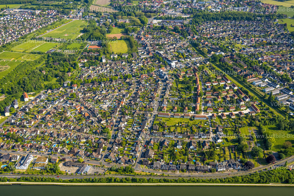 Hamm230506585 | Luftbild, Wohnsiedlung Gutermuthstraße am Lippepark Hamm, zwischen Jägerstraße und Johannes-Rau-Straße, am Herringer Bach, Stadtbezirk Herringen, Hamm, Ruhrgebiet, Nordrhein-Westfalen, Deutschland