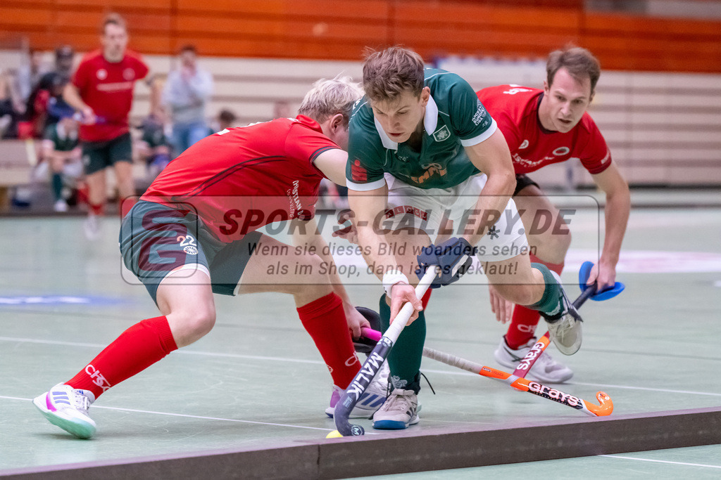 HK_20250110_101200 | 1. Bundesliga Halle Herren Crefelder HTC - Uhlenhorst Mülheim am 10.1.2025 Glockenspitz Halle Krefeld, Krefeld ,