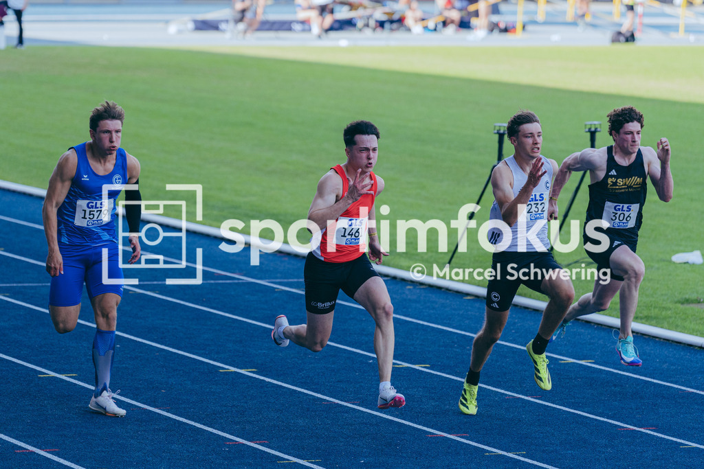 DM U23 U18 Bochum 2026 | Nils Bovekamp (LG Brillux Münster), Startnummer 1461, 100-Meter-Lauf, Halbfinale mU23,Deutsche Meisterschaften der U18 &amp; U23 2026, Lohrheidestadion Bochum-Wattenscheid, 04.07.2026 Foto: Marcel Schwering / sportimfokus - Realisiert mit Pictrs.com