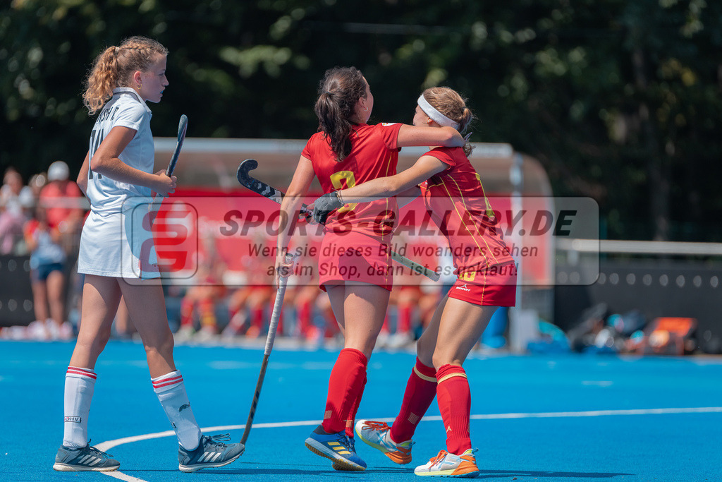 HK_20230710_2-37 | Euro Hockey WU18 Spain - Austria Championship Girls &amp; Boys am 10.7.2023 CHTC , Krefeld ,