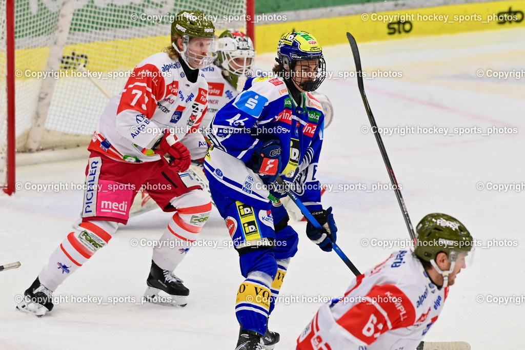 EC IDM Wärmepumpen VSV vs. HCB Südtirol Alperia | #46 Paul Sintschnig EC VSV, #73 Philip Samuelsson HCB Südtirol Alperia, EC IDM Wärmepumpen VSV vs. HCB Südtirol Alperia, EC IDM Wärmepumpen VSV vs. HCB Südtirol Alperia am 28.12.2025 in Villach (Stadthalle Villach), Austria, (Photo by Bernd Stefan)