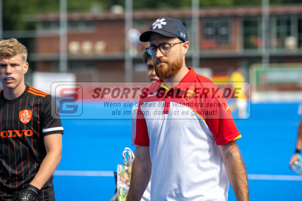 SFE_20230716_0141 | EuroHockey EM U18 Boys 3th 4th Netherlands vs Spain am 16.07.2023 in Krefeld (Gerd-Wellen-Hockeyanlage), Photo: Stephan Fehrmann 2023 (Sports-Gallery)