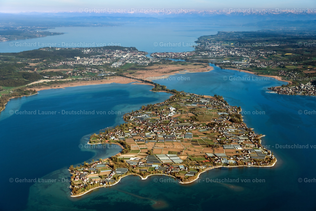 4024224 | REICHENAU 15.04.2020 See- Insel Reichenau im Bodensee in Reichenau im Bundesland Baden-Württemberg. // Lake Island Reichenau in the lake of constance in Reichenau in the state Baden-Wuerttemberg. Foto: Gerhard Launer