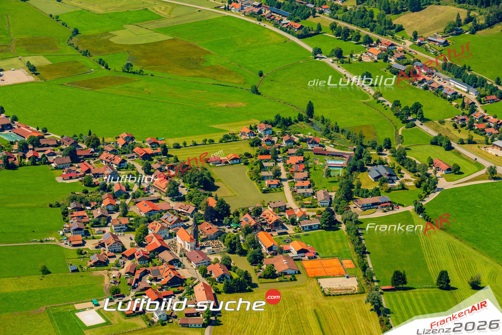 Thalkirchdorf Oberstaufen Bild- Das Luftbild wurde 2025 vom UL-Flugzeug heraus erstellt ( keine Drohne ) - Hochauflösende Luftaufnahme -Nicht vergleichbar mit Google Maps oder Satelittenbilder- Die Geschenkidee !Mit Lizenz und Bildrechte bestellbar