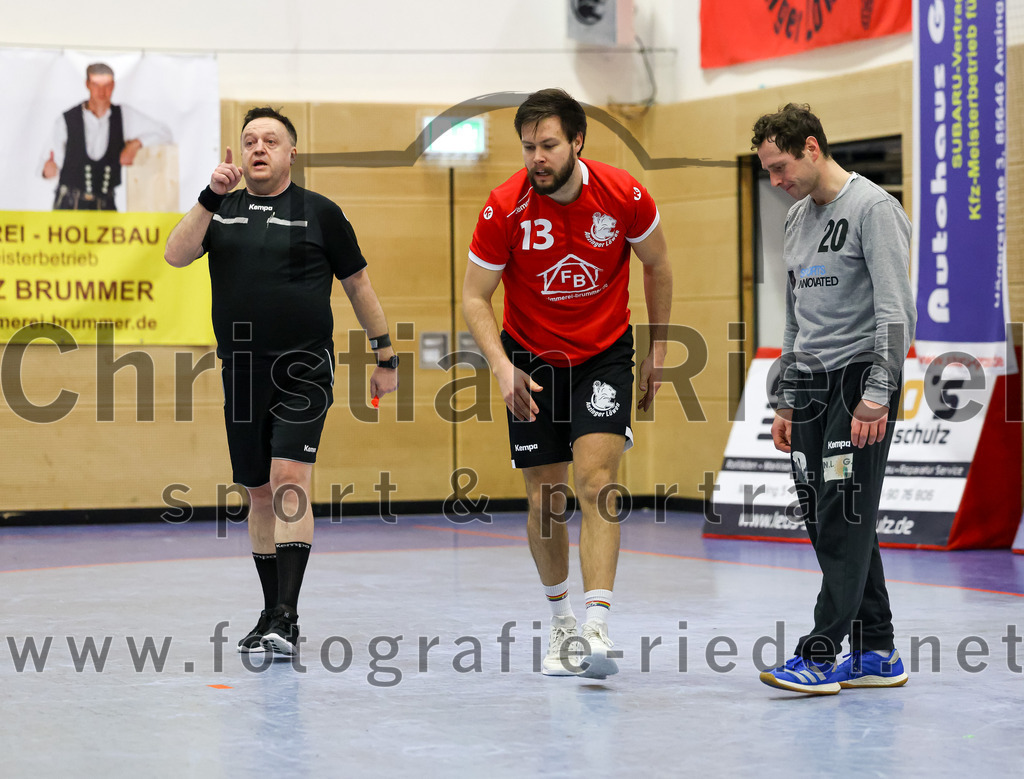 2023-04-01_028_SV_Anzing_gegen_TuS_Prien | Anzing, Deutschland, 01.04.2023:
Handball, Bezirksliga 2022 / 2023, 12. Spieltag, SV Anzing gegen TuS Prien, Endergebnis: 

Foto: Christian Riedel / fotografie-riedel.net