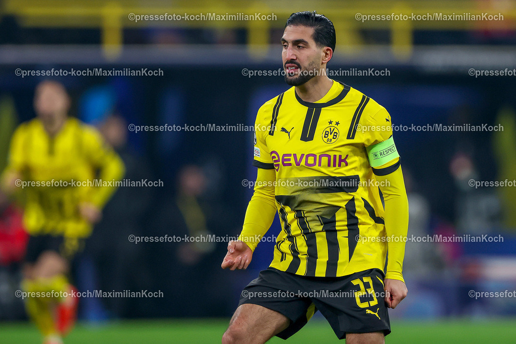 UCL11122402147 | 11.12.2024, UEFA Champions League, Borussia Dortmund - FC Barcelona, 8. Spieltag, Signal Iduna Park, Saison 2024 2025: Emre Can (BVB #23)