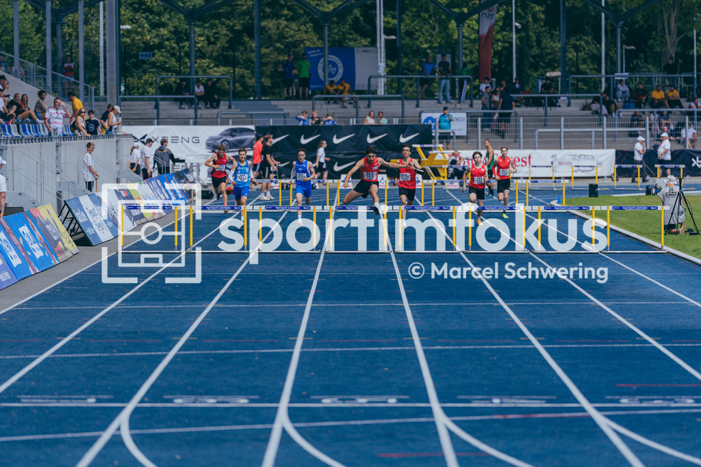 DM U23 U18 Bochum 2026 | U18 400 Meter Hürden, Deutsche Meisterschaften der U18 &amp; U23 2026, Lohrheidestadion Bochum-Wattenscheid, 04.07.2026 Foto: Marcel Schwering / sportimfokus - Realisiert mit Pictrs.com