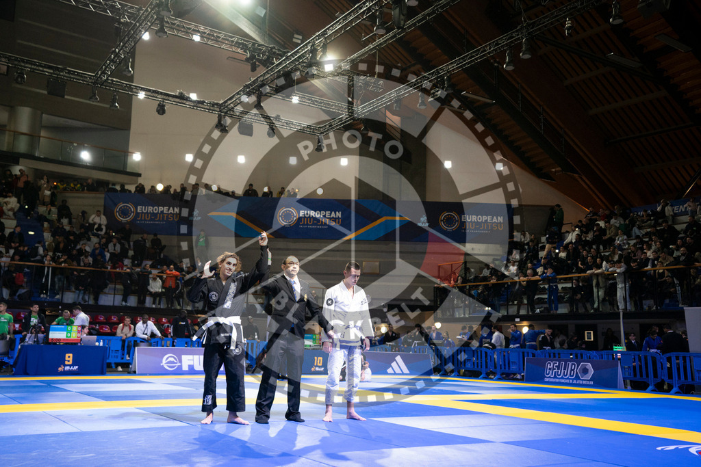 20240119PBB1100 | Fighters compete during the IBJJF European Championship in Paris, France, on January 19, 2024.