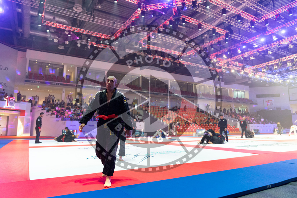 20231106PBB0206 | Fighters compete during the AJP World Master Championship in the Mubadala Arena in Abu Dhabi, Arab United Emirates, on November 6, 2023.