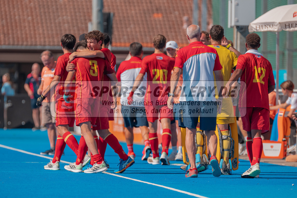 HK_20230711_101307 | Euro Hockey MU18 Spain vs Netherlands Championship Girls &amp; Boys am 11.7.2023 CHTC , Krefeld ,