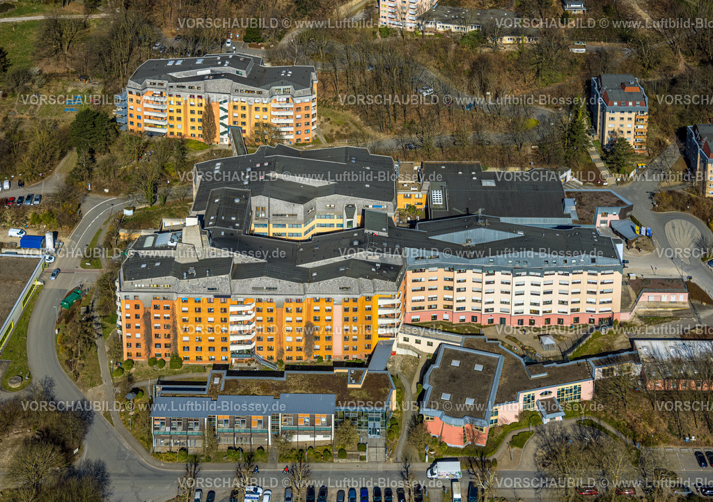 Herdecke250303308 | Luftbild, Gemeinschaftskrankenhaus Herdecke gGmbH, Westende, Herdecke, Ruhrgebiet, Nordrhein-Westfalen, Deutschland