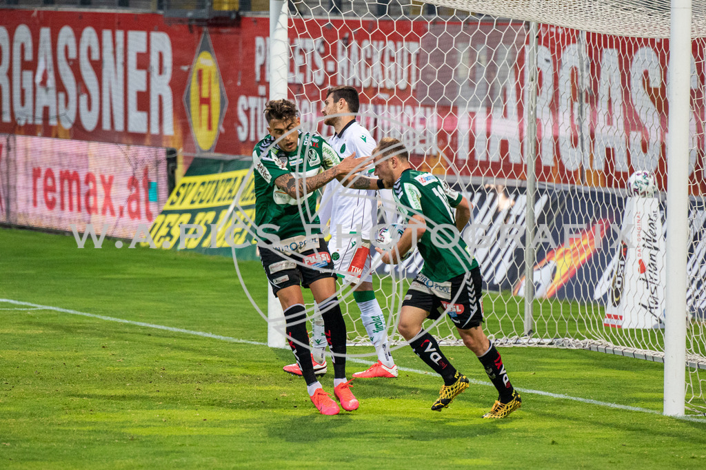 SV Ried vs Fc Wacker Innsbruck | RIED,AUSTRIA,17.JUL.20 - SOCCER - HPYBET 2. Liga, SV Ried vs FC Wacker Innsbruck. Image shows goal 1:1 from Julian Klaus Wiessmeier (Ried).
Photo: SMP/Andreas Willdoner