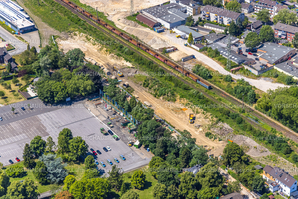 Muelheim230704236 | Luftbild, Baufläche an der  Liebigstraße, Speldorf, Mülheim an der Ruhr, Ruhrgebiet, Nordrhein-Westfalen, Deutschland