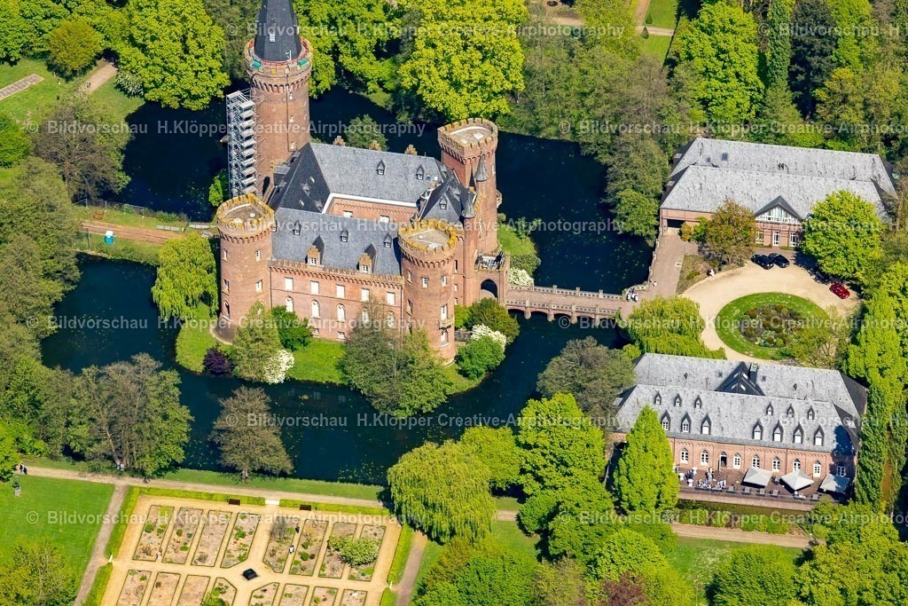 Luftbild Bedburg-Hau-1530 | Luftbildfotografie , Luftbild Schloss Moyland Bedburg-Hau - Realisiert mit Pictrs.com