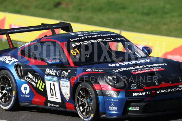 FIA European Hill Climb Championship – Rechberg 2026 | FIA European Hill Climb Championship at Rechberg, held from 24 to 26 April 2026 near Tulwitz, Styria, Austria. The image shows Alexandru PITIGOI (ROU) Porsche 992 GT3 Cup.