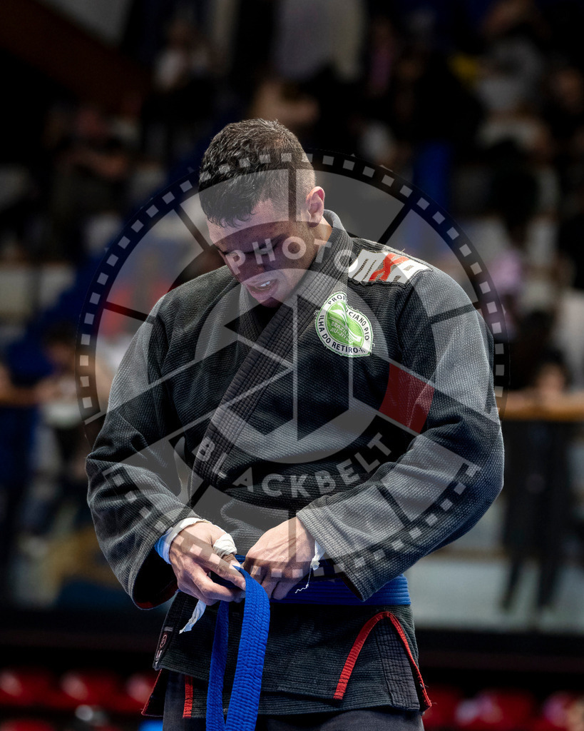 20240122PBB5743 | Fighters compete during the second day of the IBJJF European Championship in Paris, France, on January 22, 2024.