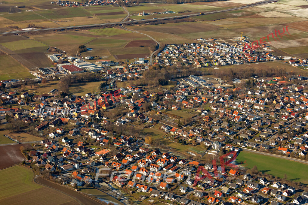 aktuelles Luftbild von  Lautertal  - Luftaufnahme wurde 2019 von https://frankenair.de mittels Flugzeug (keine Drohne) erstellt.