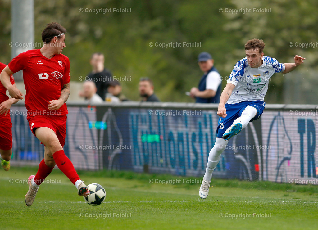 A_LUI_180426_06 | SPORT FUSSBALL REGIONALLIGA MITTE ASKOE OEDT-SK TREIBACH 18.04.2026 IM BILD : NICO WIESINGER (OEDT) UND OGNJAN GIGOVIC  (TREIBACH) FOTO:FOTOLUI