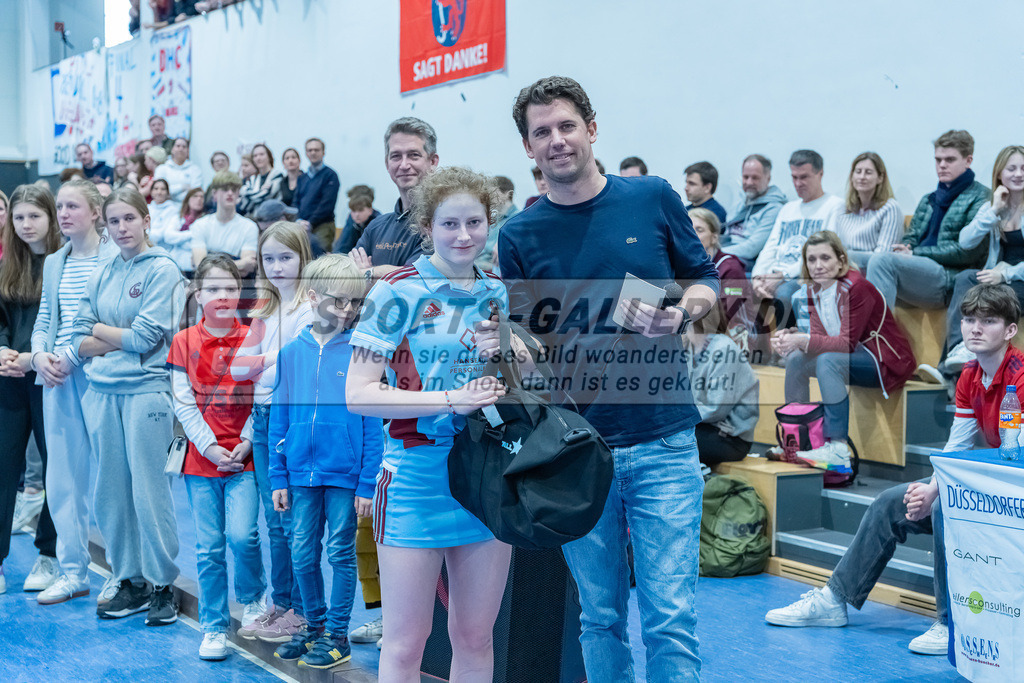HK_20240303_109441 | Finale und Ehrungen Deutsche Meisterschaft WU16 am 3.3.2024 Hallo DHC, Düsseldorf ,