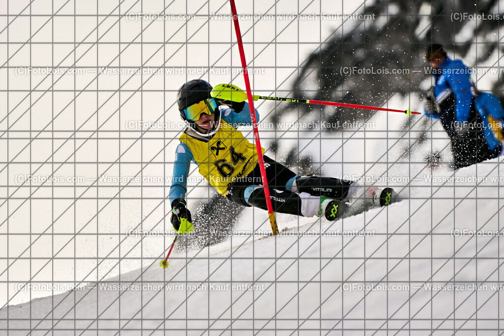 ALP8318_NOe-Kinder-LM_SL-I_Hochkar_Gudd Helge | (C)FotoLois.com, Alois Spandl. NÖ Kinder-Landesmeisterschaft, SLALOM im Draxlerloch am Hochkar, erster Lauf, So 18. Februar 2024.