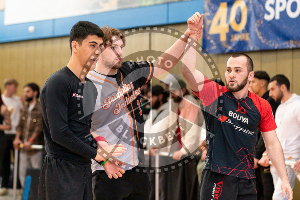 20240915PBB3324 | Athletes compete during the Grappling Industries’ grappling and Brazilian jiu-jitsu competition in Berlin, on September 15, 2024.