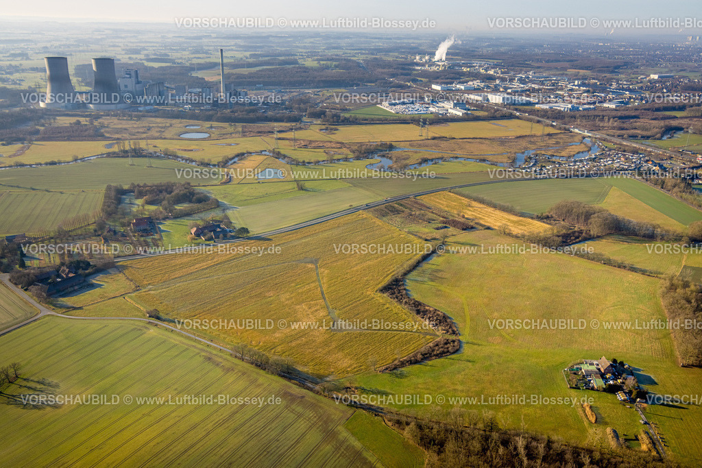 Hamm260103022Lippetal | Luftbild, geplantes interkommunales Projekt zum Bau eines Rechenzenrums auf der stadtgrenze Hamm und Lippetal, Ostdolberg, Lippetal, Hamm, Ruhrgebiet, Nordrhein-Westfalen, Deutschland