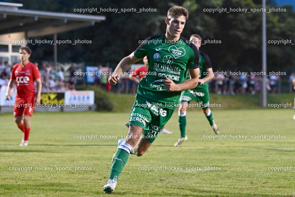 FC Lendorf vs. SC St.Veit | #4 Schritliser Michael St.Veit, Elfmeter, FC Lendorf vs. SC St.Veit, FC Lendorf vs. SC St.Veit am 17.08.2024 in Lendorf (Thomas Morgenstern-Arena), Austria, (Photo by Bernd Stefan)