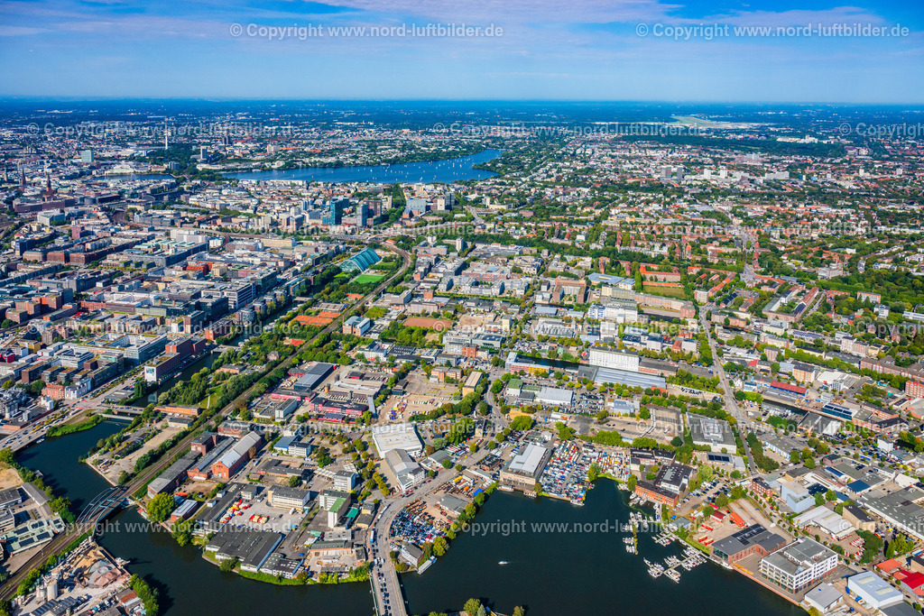 Hamburg_Rothenburgsort_Hammerbrook_ELS_7953200925 | HAMBURG 20.09.2025 Stadtteil Hammerbrook in Hamburg, Deutschland. // Hammerbrook district in Hamburg, Germany. Foto: Martin Elsen