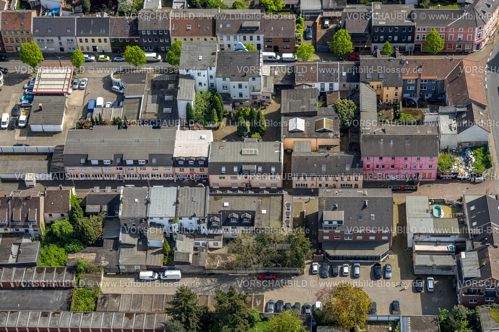 Oberhausen240401043 | Luftbild, Rotlichtviertel Rote Meile Flaßhofstraße, Innenstadtbereich um die Friedenstraße und Flaßhofstraße, Innenstadt, Oberhausen, Ruhrgebiet, Nordrhein-Westfalen, Deutschland