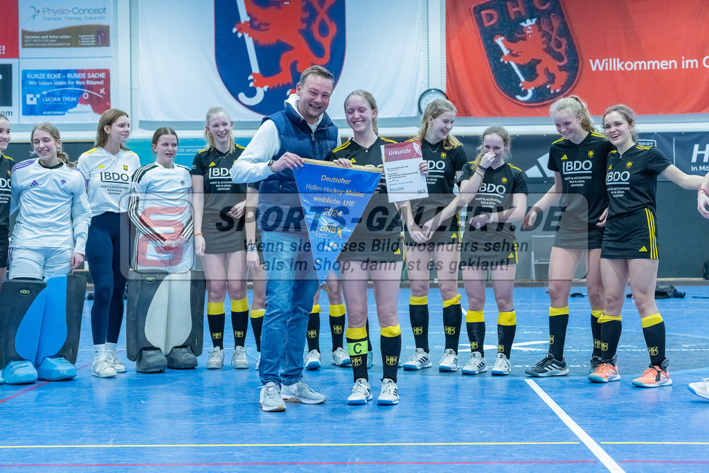 HK_20240303_109458 | Finale und Ehrungen Deutsche Meisterschaft WU16 am 3.3.2024 Hallo DHC, Düsseldorf ,