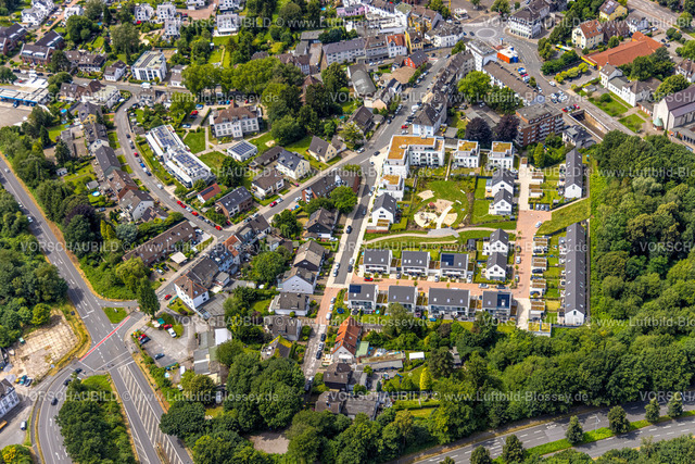 Muelheim240702688 | Luftbild, Neubau Wohngebiet Helga-Wex-Weg, Spielplatz, Heißen - Mitte, Mülheim an der Ruhr, Ruhrgebiet, Nordrhein-Westfalen, Deutschland