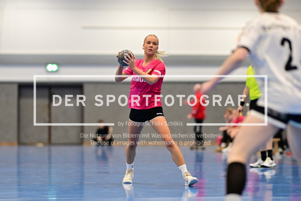 Handball I Juniorinnen I Saison 2024-2025 I Hamburg-Pokal I TSV Ellerbek - Rellinger TV I 079223 | Der Sportfotograf. - Realisiert mit Pictrs.com