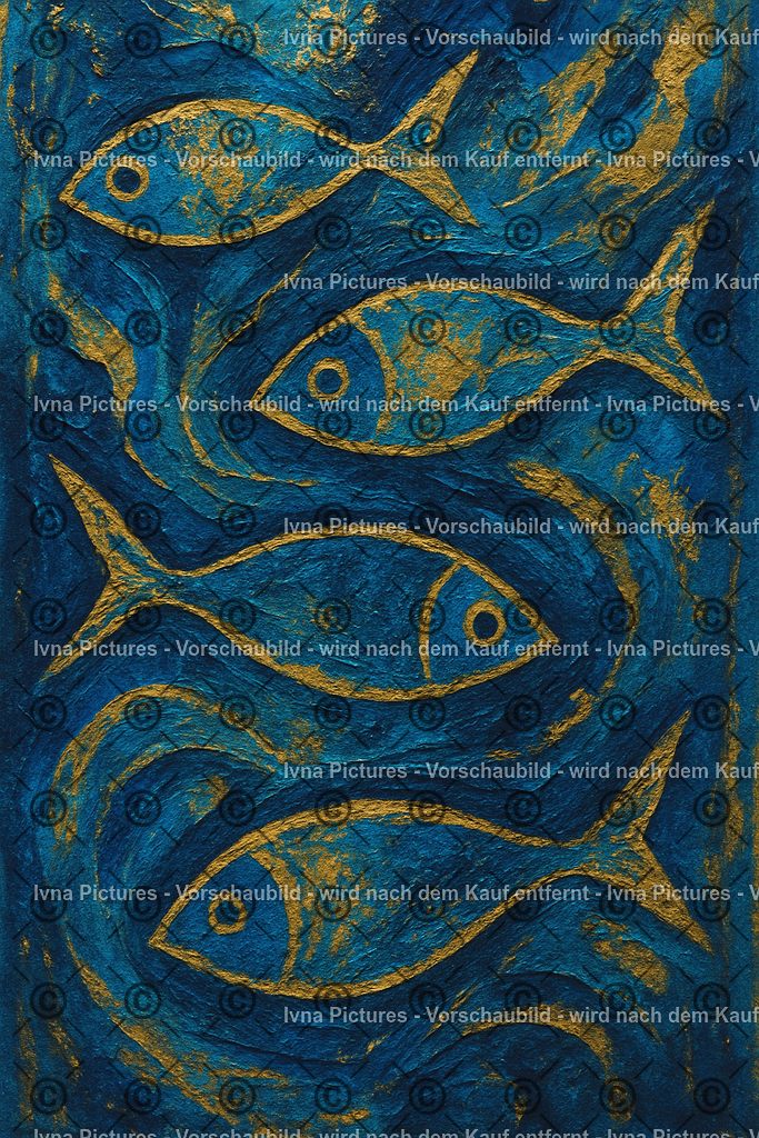Schwimmende Fische im goldenen Tanz | Ivna Pictures - Realisiert mit Pictrs.com