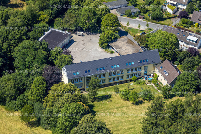Schwelm230709018 | Luftbild, Städt. kath. Grundschule St. Martin, Schwelm, Ruhrgebiet, Nordrhein-Westfalen, Deutschland