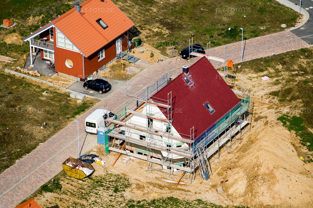 Luftbild: Schaidt, Neubaugebiet NO im Ortsteil Schaidt in Wörth im Bundesland Rheinland-Pfalz in Deutschland. Foto: IMG_5524.jpg vom 15.03.2007 durch Werner Riehm/FLY-FOTO.de