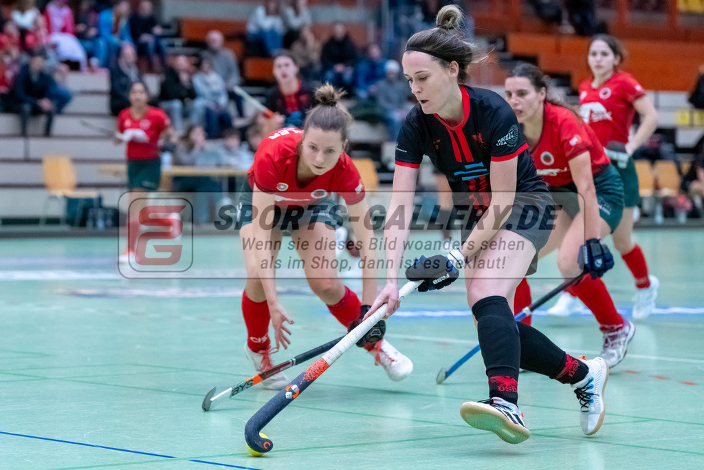 HK_20241214_100127 | 2. Bundesliga Halle Damen Crefelder HTC - DSD Düsseldorf am 14.12.2024 Halle Glockenpitz, Krefeld ,