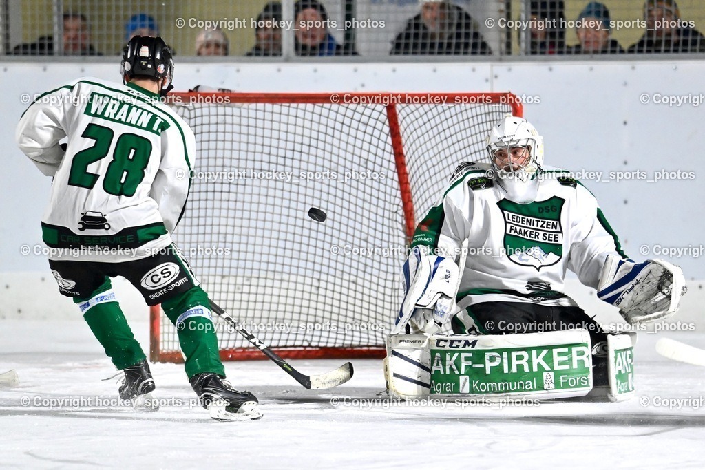 EC Ice Tigers Paternion vs. DSG Ledenitzen Faakersee 14.1.2024 | #28 Wrann Anton, #32 Baumann Rene