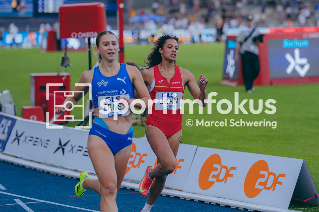 Deutsche Meisterschaften der Frauen und Männer 2026 | Viola John, LG Brillux Münster, 100-Meter-Lauf, Finale, Deutsche Meisterschaften der Frauen und Männer 2026, Lohrheidestadion Bochum-Wattenscheid, 25.07.2026. Foto: Marcel Schwering / sportimfokus - Realisiert mit Pictrs.com