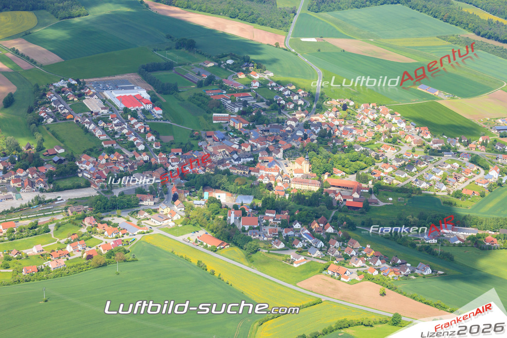 Luftbild von  Maroldsweisach - Luftaufnahme wurde 2013 von https://frankenair.de mittels Flugzeug (keine Drohne) erstellt - die Geschenkidee