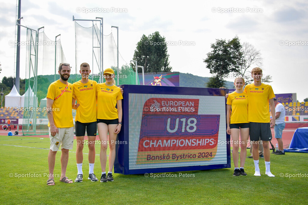 U18 EM - Tag 0_16 | U18-EM am 17.07.2024 in Banska BrysticaFoto: DLV/Kai Peters - Realisiert mit Pictrs.com